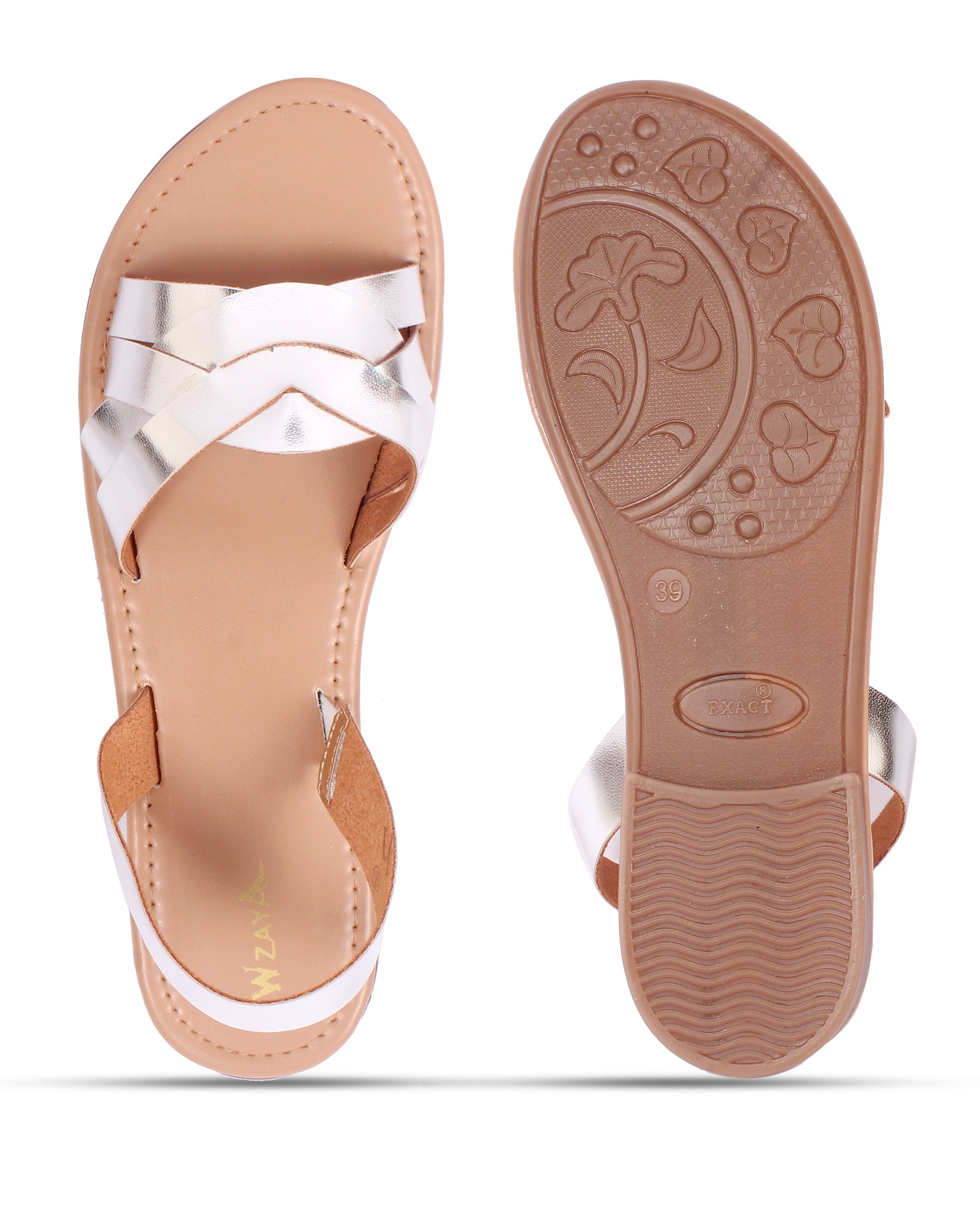 wzaya silver sandals