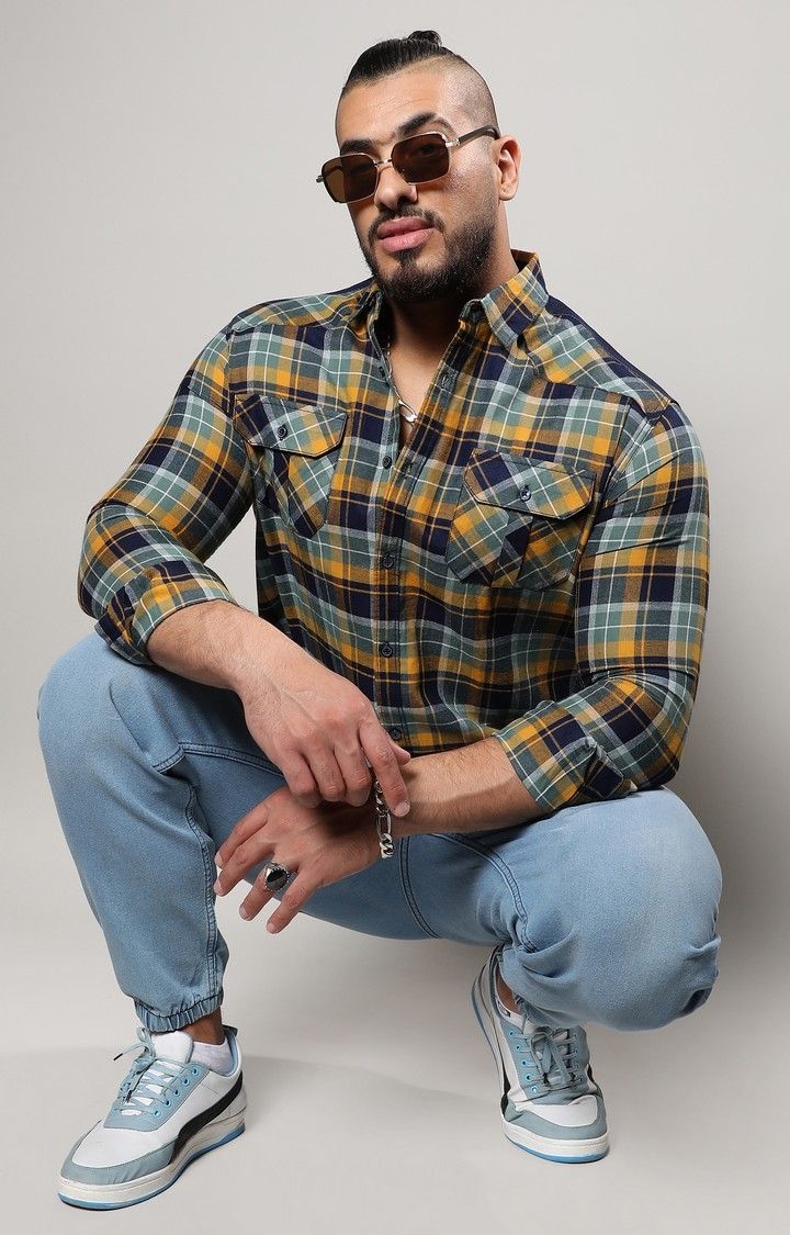 Men's Multi Checked Casual Shirts