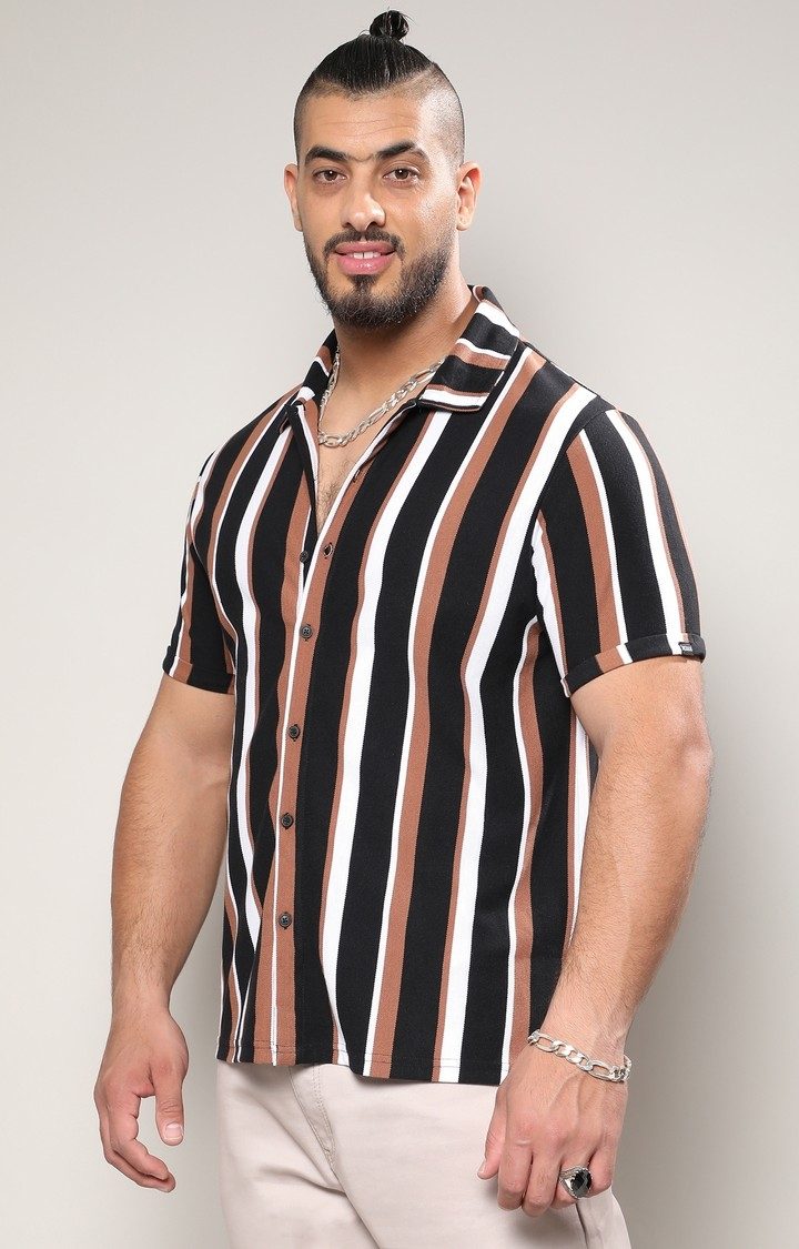 Men's Multi Striped Casual Shirts
