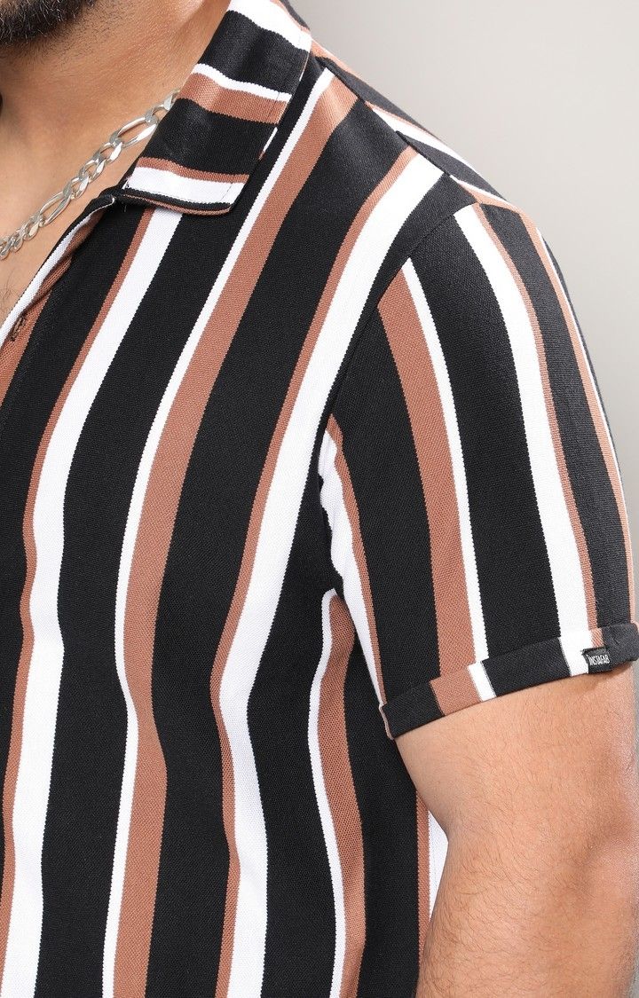 Men's Multi Striped Casual Shirts