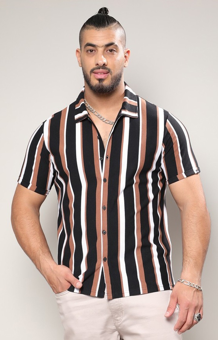 Men's Multi Striped Casual Shirts