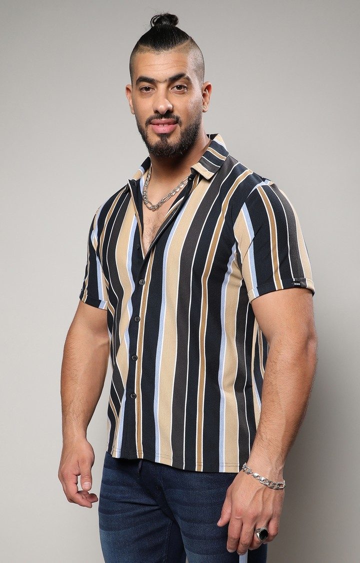 Men's Multi Striped Casual Shirts