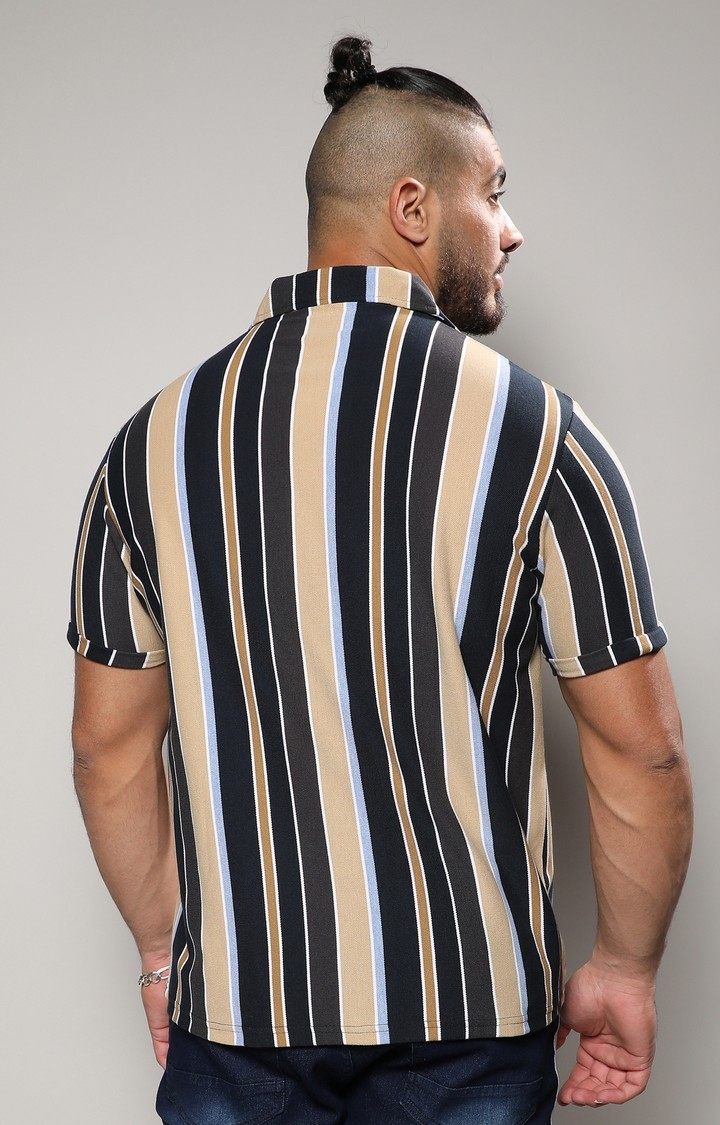 Men's Multi Striped Casual Shirts