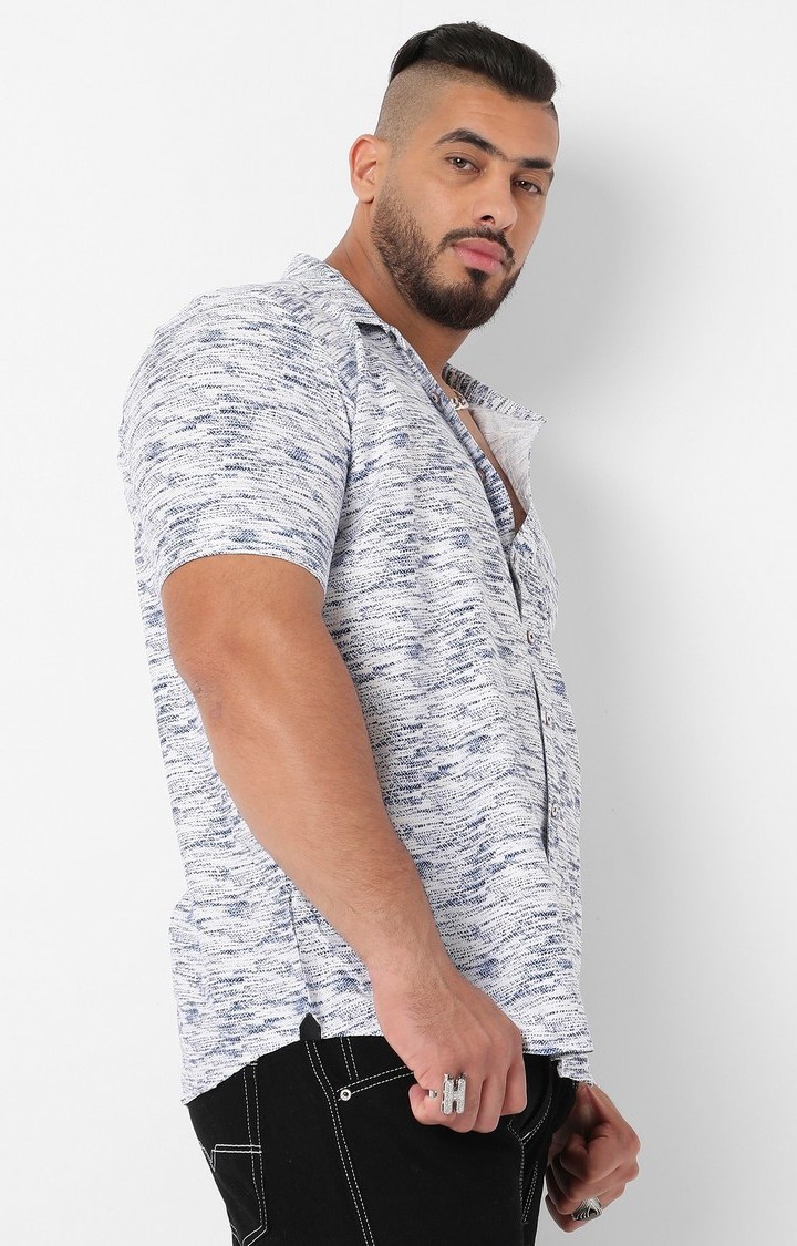Men's Multi Textured Casual Shirts