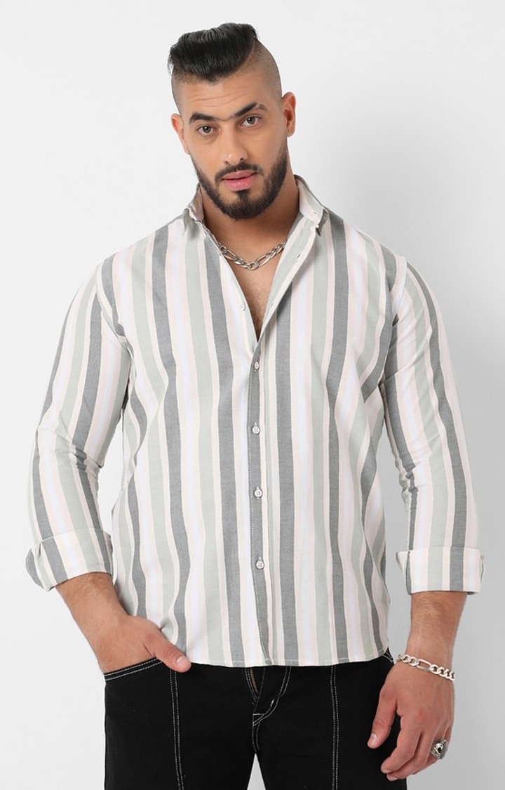 Men's Multi Striped Casual Shirts