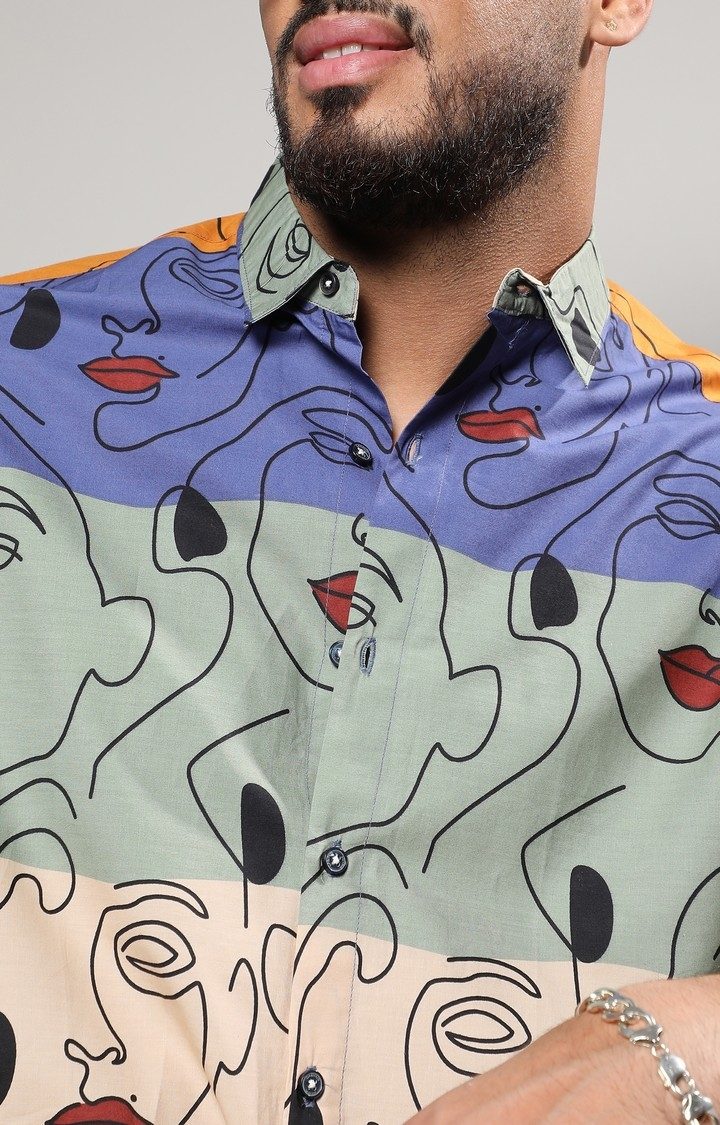 Men's Multi Printed Casual Shirts