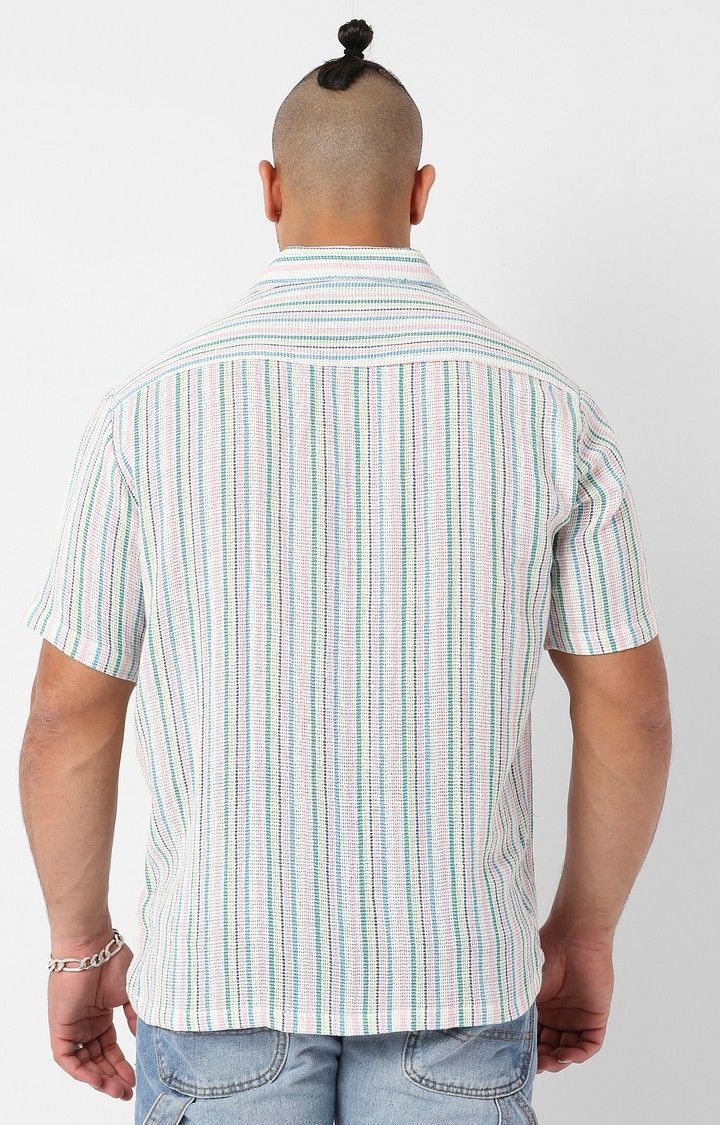 Men's Multi Striped Casual Shirts