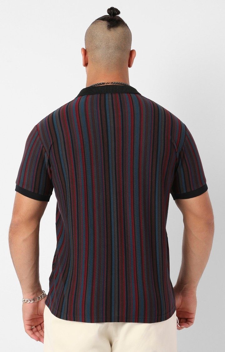 Men's Multi Striped Polos
