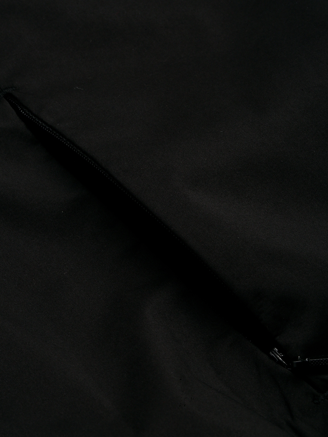Showoff | SHOWOFF Men's Mock Collar Solid Black Open Front Jacket 7