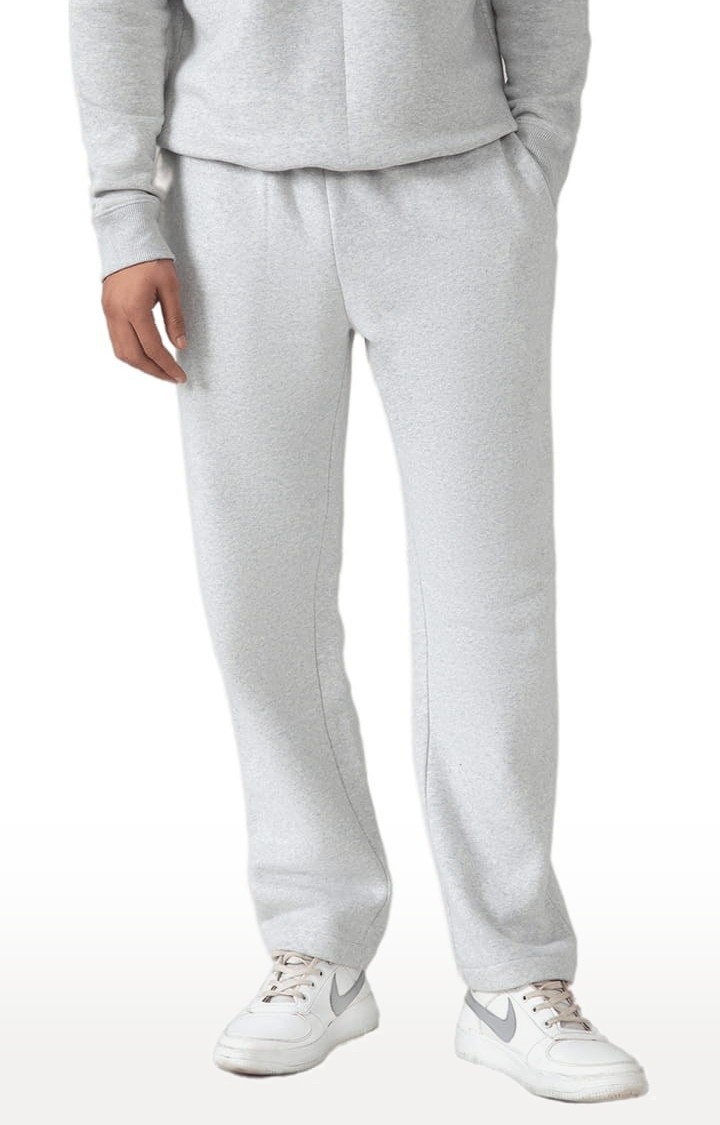 (SUBTRACT) | Men's Comfort fit Essential Wear Trackpants in Grey Melange 0