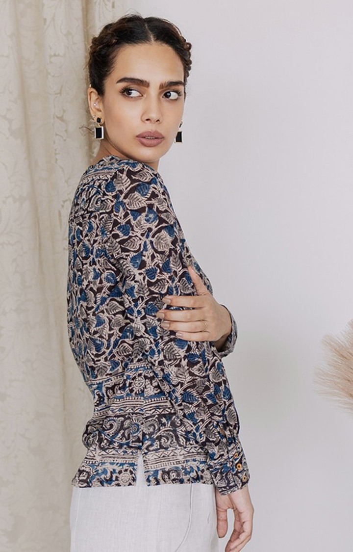 Women's Multi Cotton Printed Tops