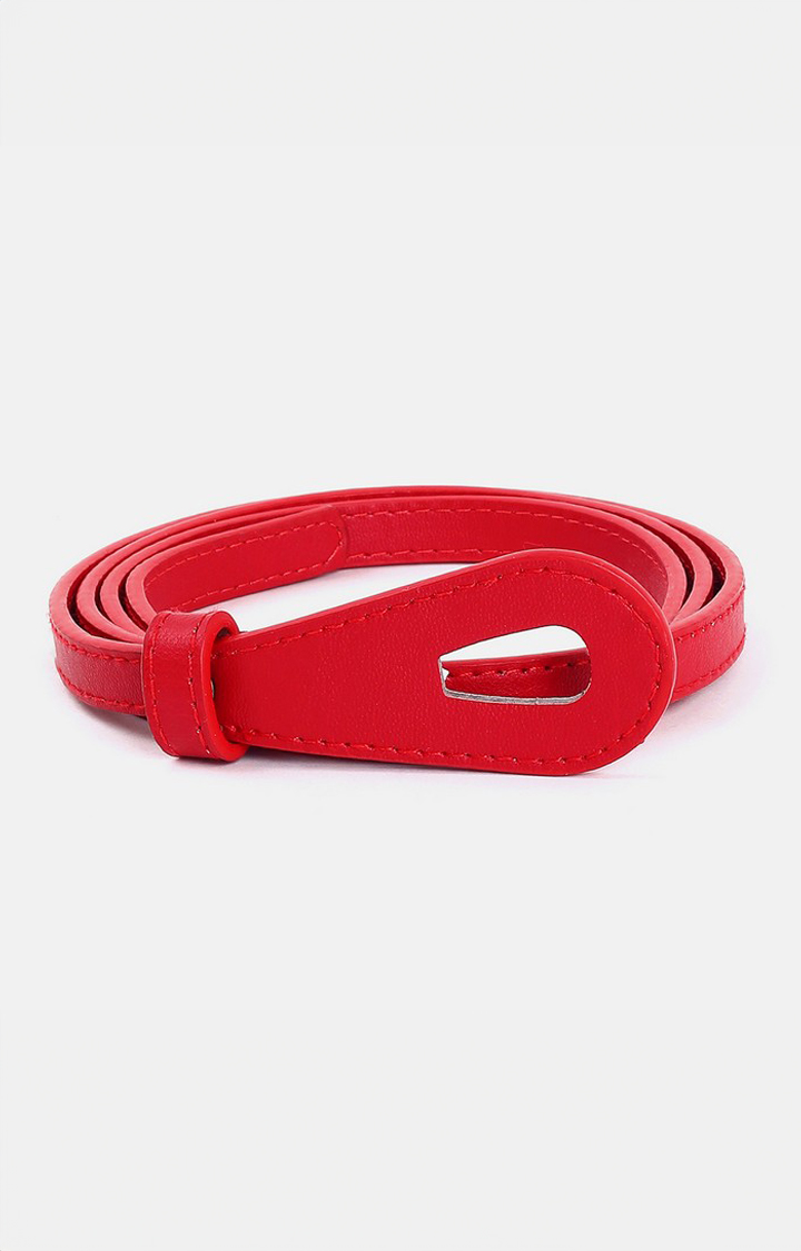 Haute Sauce By Campus Sutra Red Solid Single Clothing Accessory