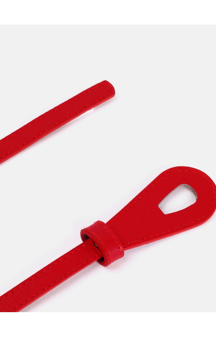 Haute Sauce By Campus Sutra Red Solid Single Clothing Accessory