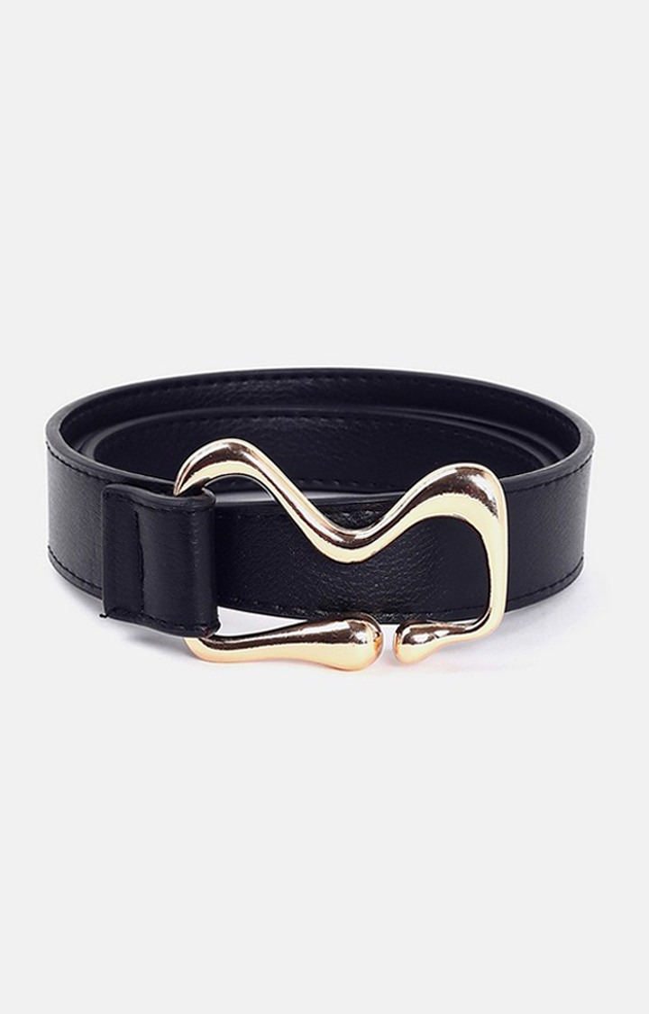 Haute Sauce By Campus Sutra Black Solid Single Clothing Accessory