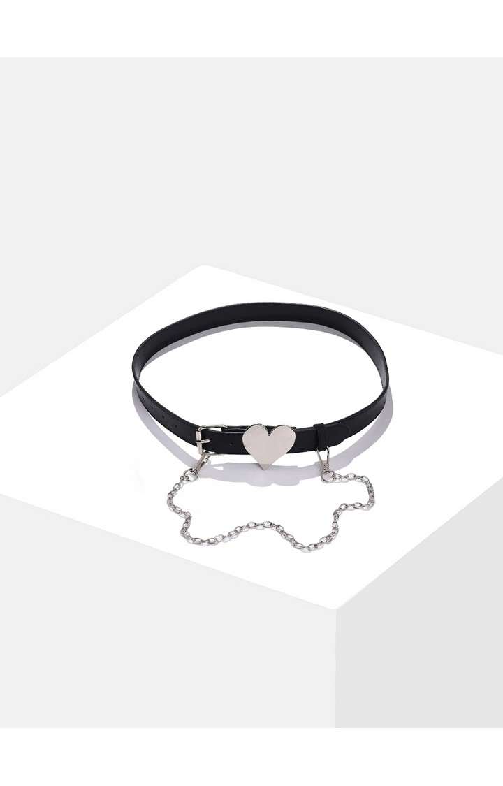 Haute Sauce By Campus Sutra Black Solid Single Clothing Accessory