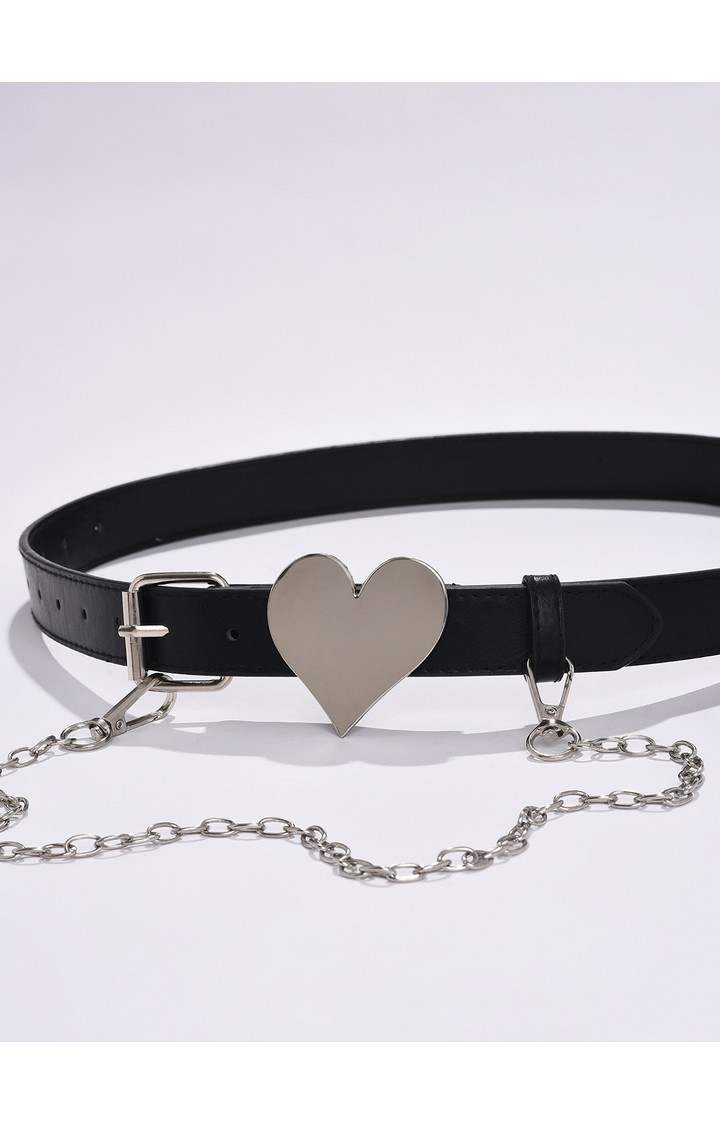 Haute Sauce By Campus Sutra Black Solid Single Clothing Accessory