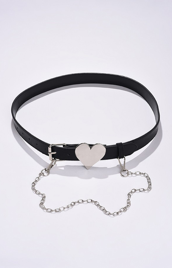 Haute Sauce By Campus Sutra Black Solid Single Clothing Accessory