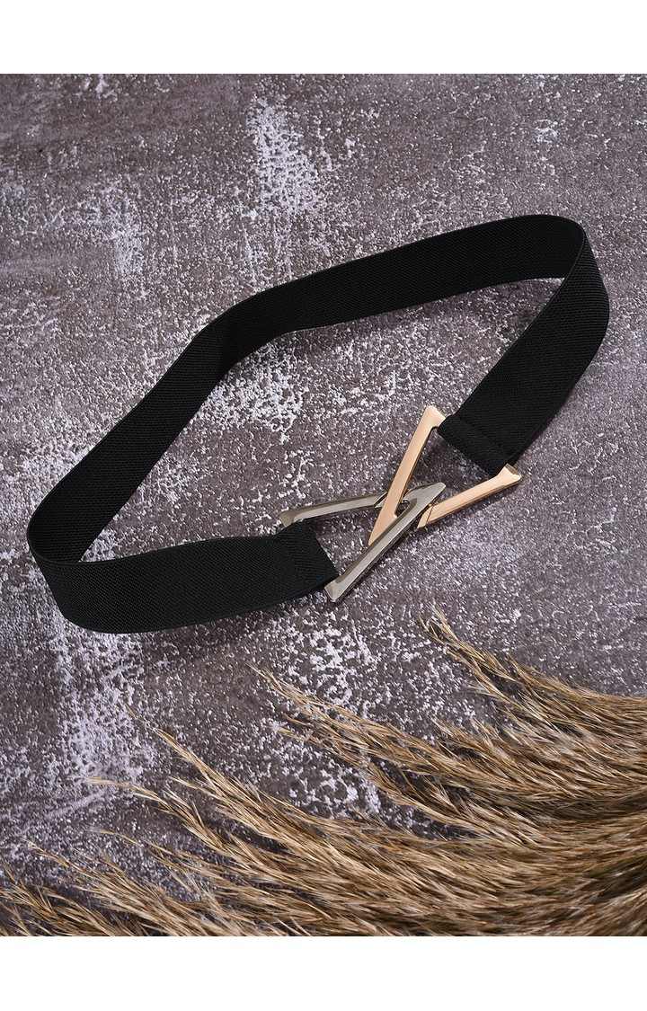 Haute Sauce By Campus Sutra Black Solid Single Clothing Accessory