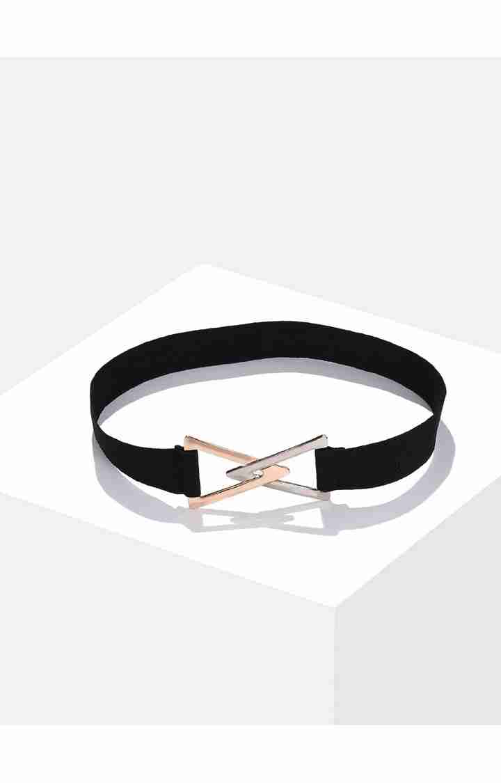 Haute Sauce By Campus Sutra Black Solid Single Clothing Accessory