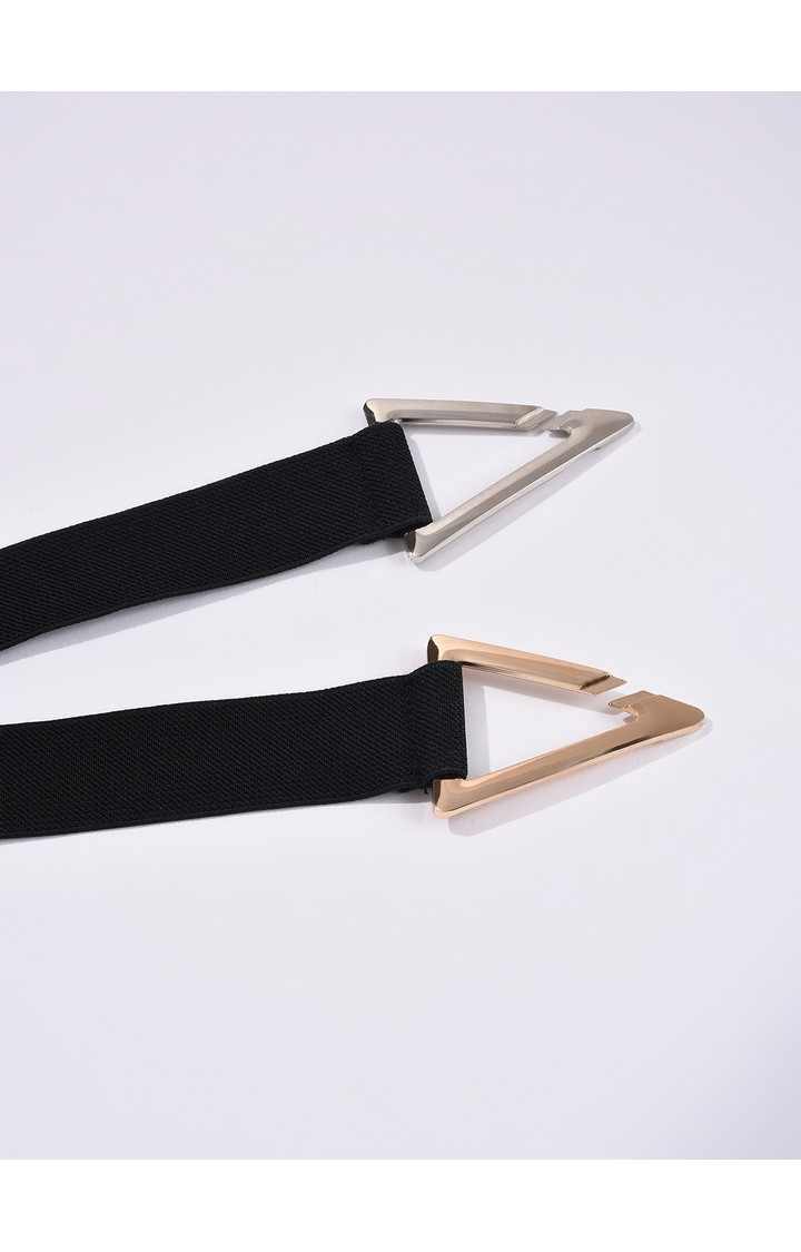 Haute Sauce By Campus Sutra Black Solid Single Clothing Accessory
