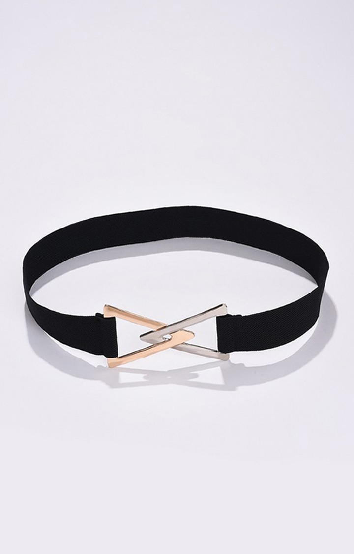 Haute Sauce By Campus Sutra Black Solid Single Clothing Accessory
