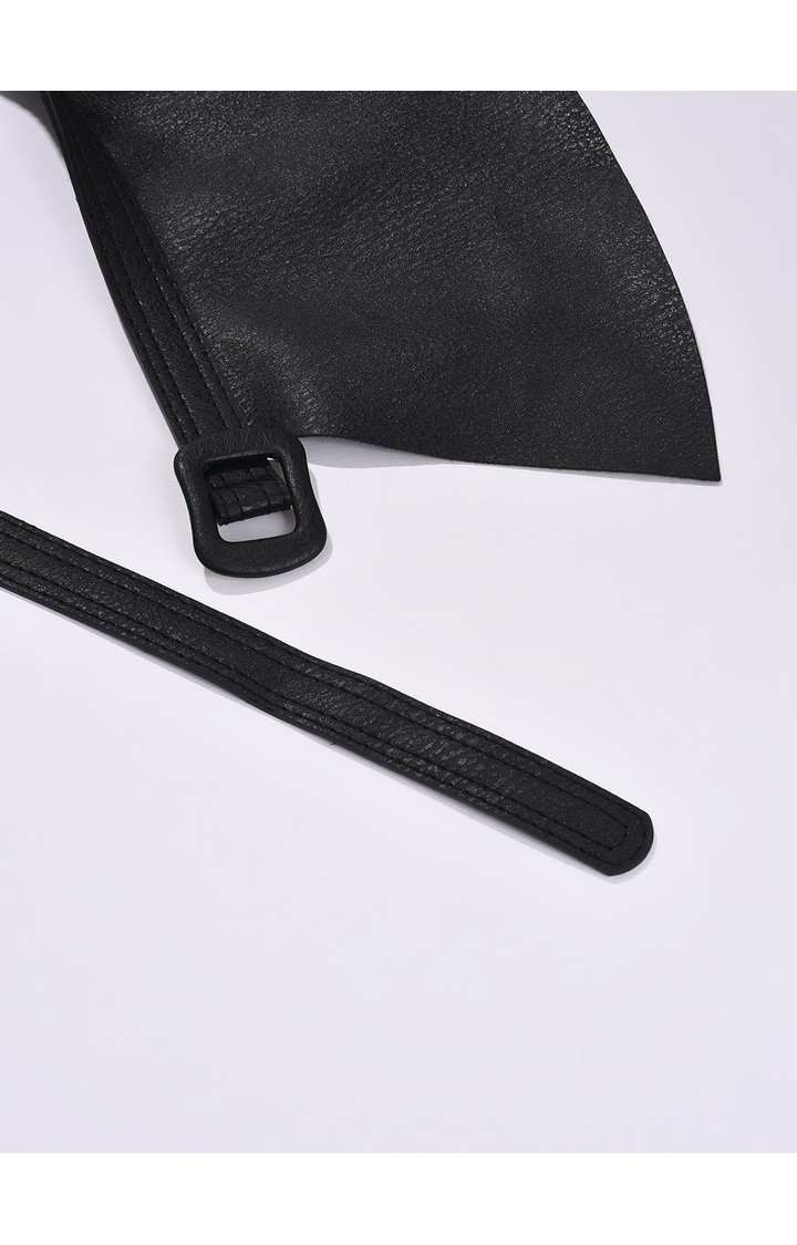 Haute Sauce By Campus Sutra Black Solid Single Clothing Accessory