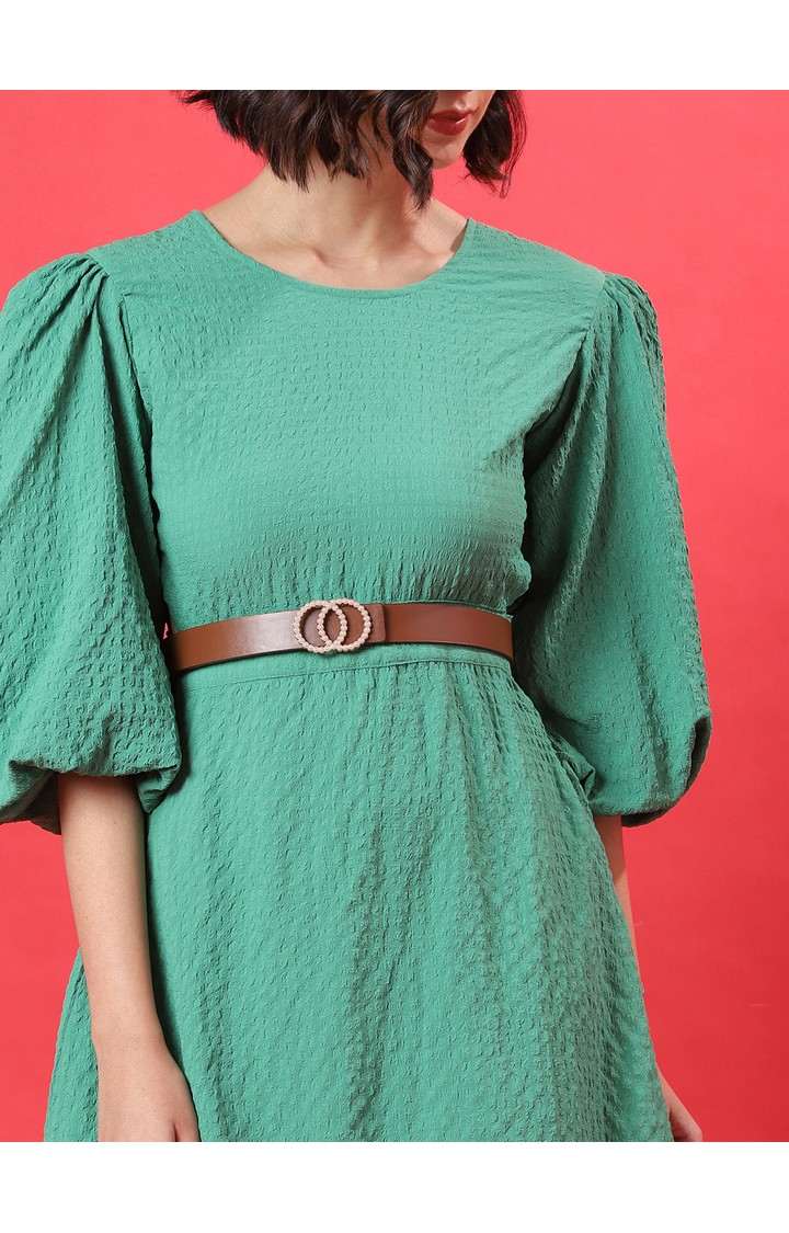 Haute Sauce By Campus Sutra Brown Solid Single Clothing Accessory