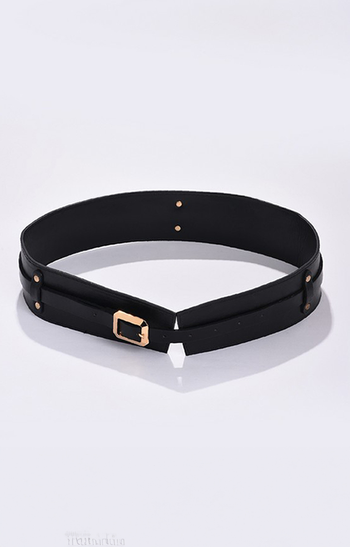 Haute Sauce By Campus Sutra Black Solid Single Clothing Accessory