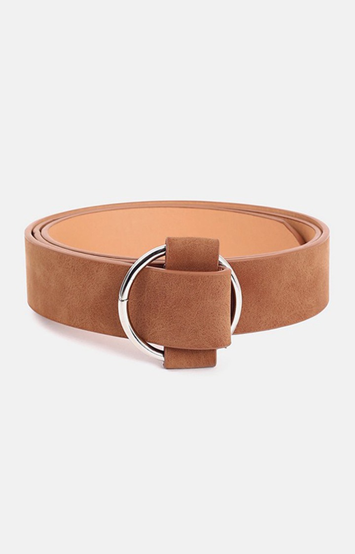 Haute Sauce By Campus Sutra Brown Solid Single Clothing Accessory