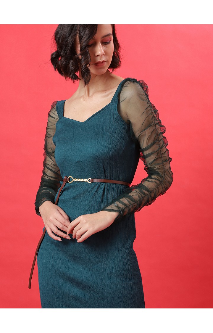 Haute Sauce By Campus Sutra Black Solid Single Clothing Accessory