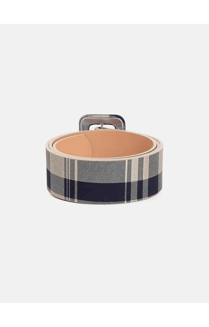 Haute Sauce By Campus Sutra Navy Blue Solid Single Clothing Accessory