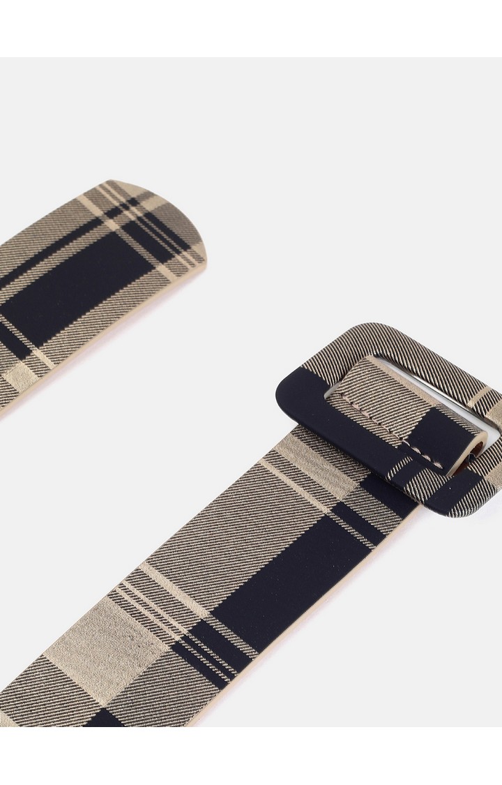 Haute Sauce By Campus Sutra Navy Blue Solid Single Clothing Accessory