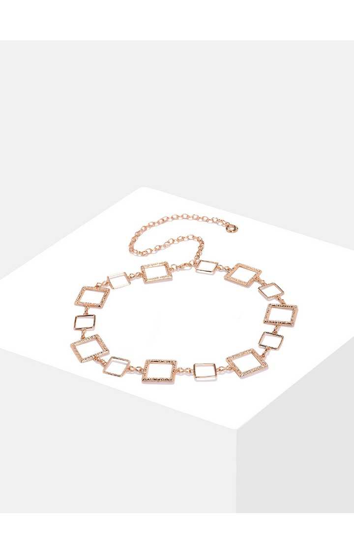 Haute Sauce By Campus Sutra Gold Solid Single Clothing Accessory