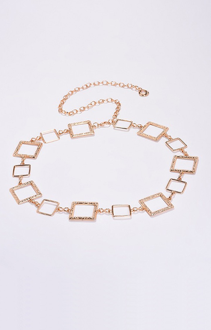 Haute Sauce By Campus Sutra Gold Solid Single Clothing Accessory