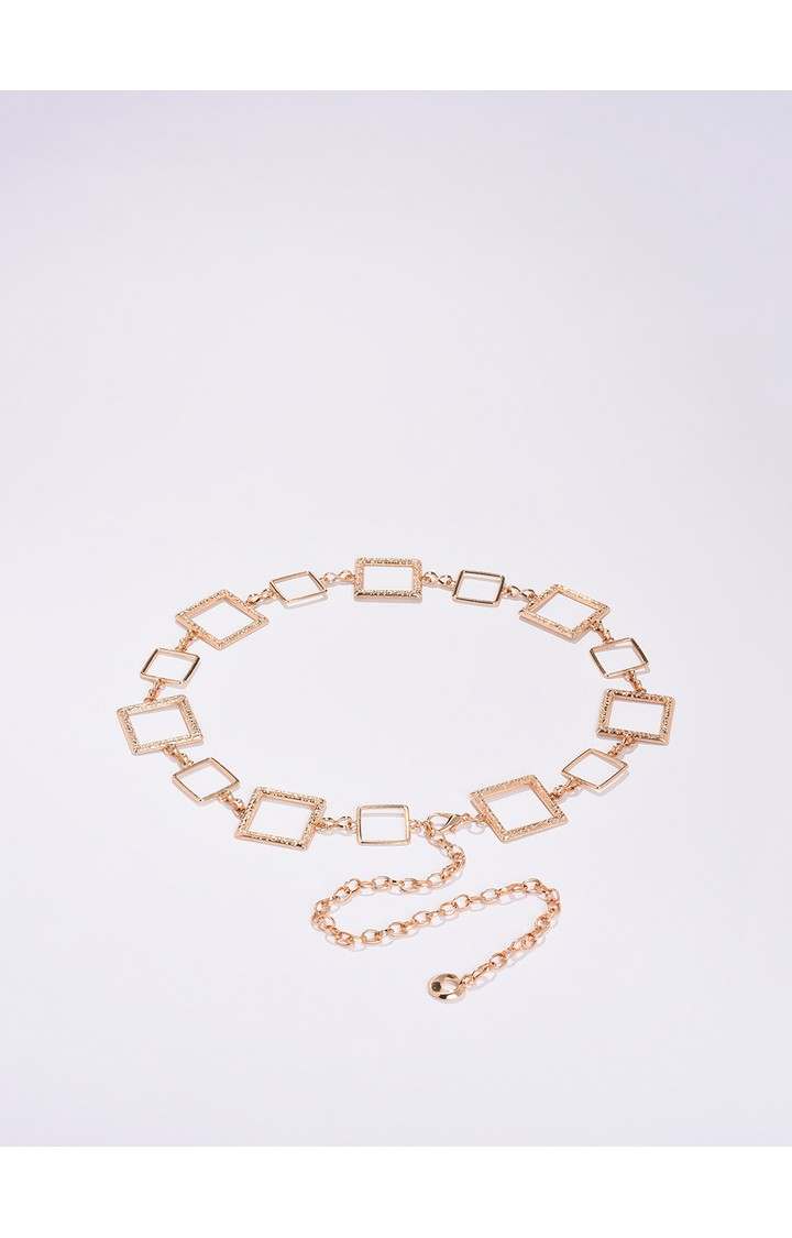 Haute Sauce By Campus Sutra Gold Solid Single Clothing Accessory