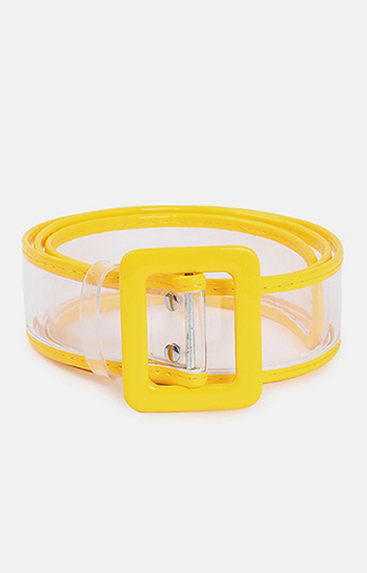 Haute Sauce By Campus Sutra Yellow Solid Single Clothing Accessory