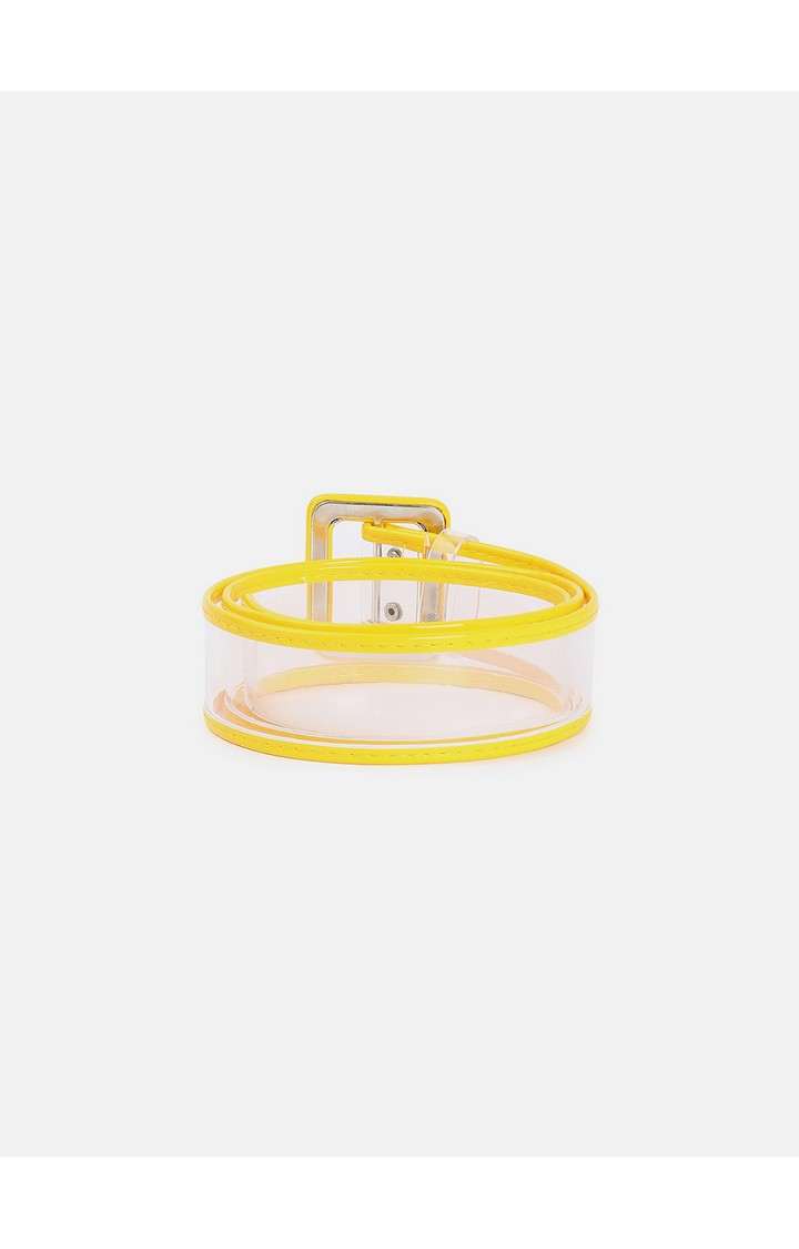 Haute Sauce By Campus Sutra Yellow Solid Single Clothing Accessory