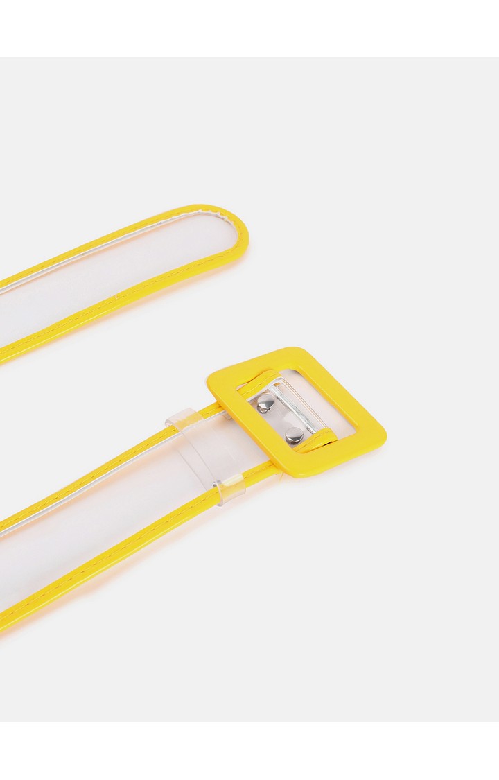Haute Sauce By Campus Sutra Yellow Solid Single Clothing Accessory