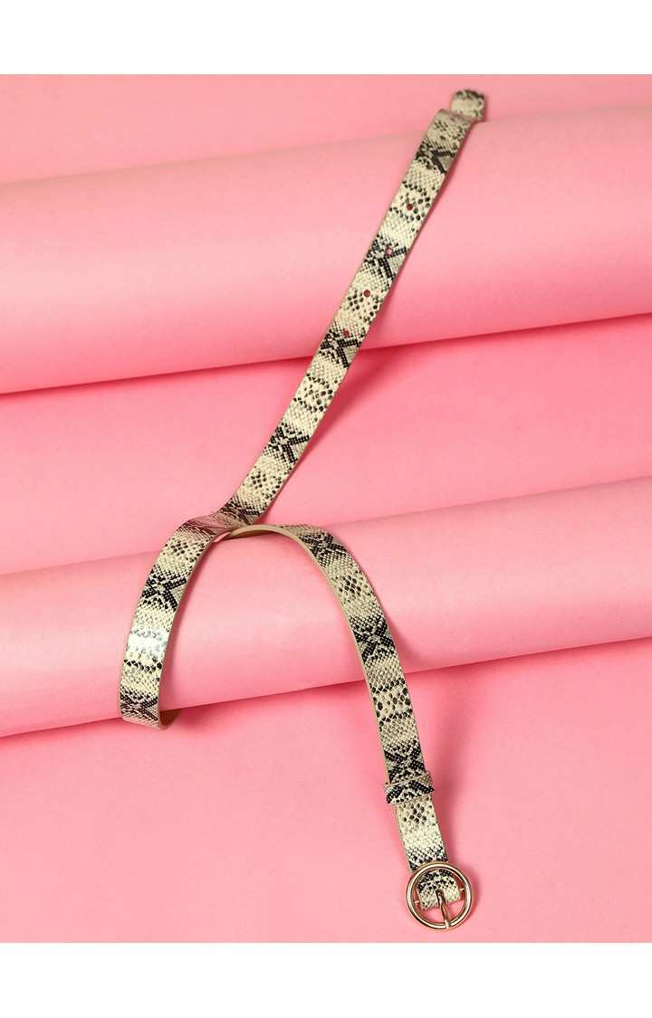Haute Sauce By Campus Sutra Brown Printed Single Clothing Accessory