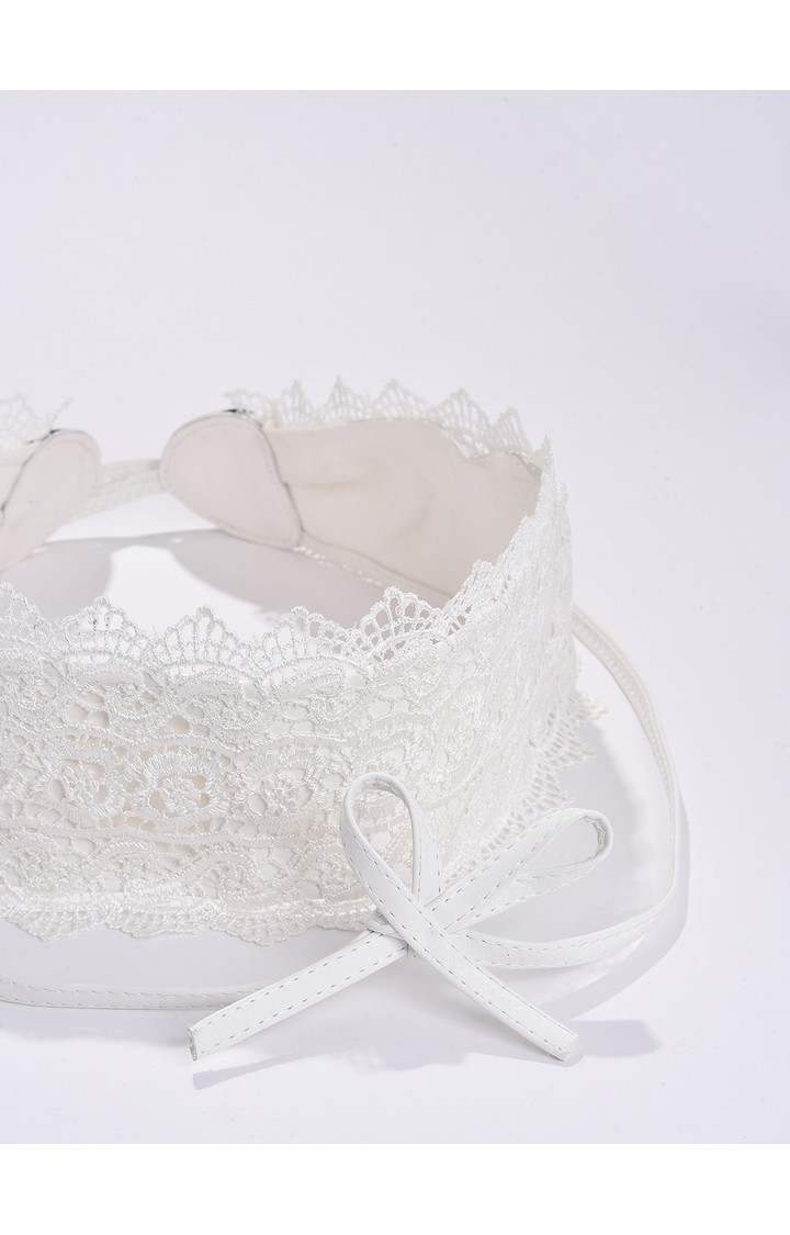 Haute Sauce By Campus Sutra White Woven Design Single Clothing Accessory