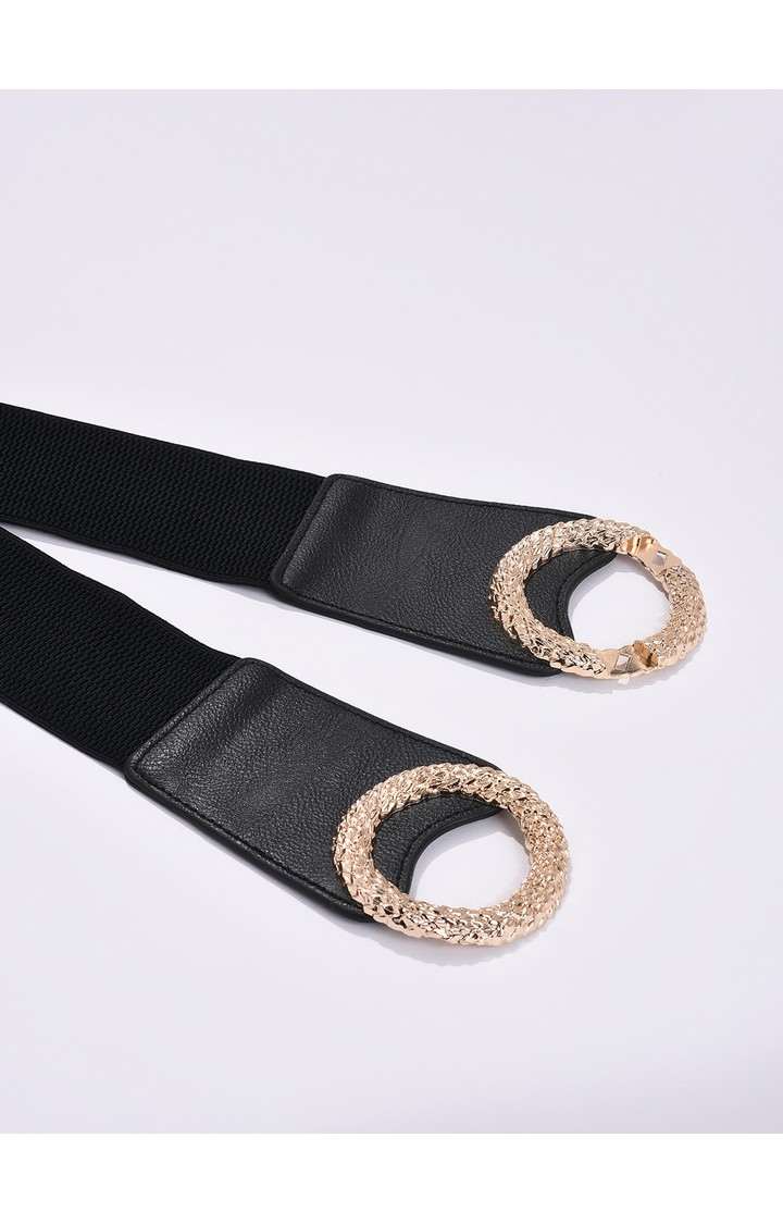 Haute Sauce By Campus Sutra Black Solid Single Clothing Accessory