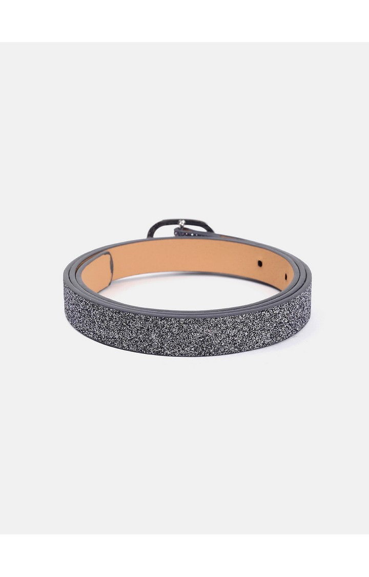 Haute Sauce By Campus Sutra Black Textured Single Clothing Accessory