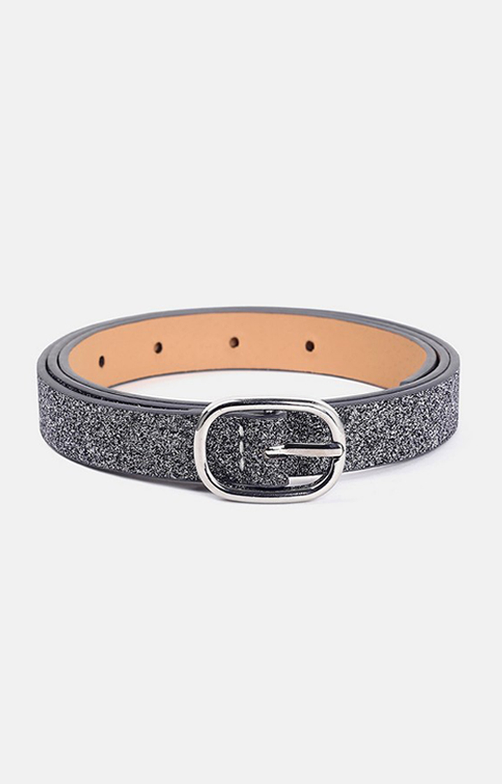 Haute Sauce By Campus Sutra Black Textured Single Clothing Accessory