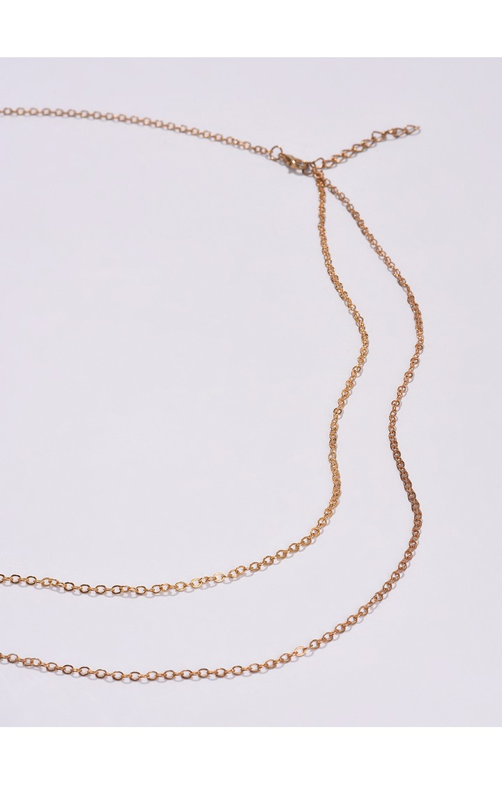 Haute Sauce By Campus Sutra Gold Solid Single Clothing Accessory