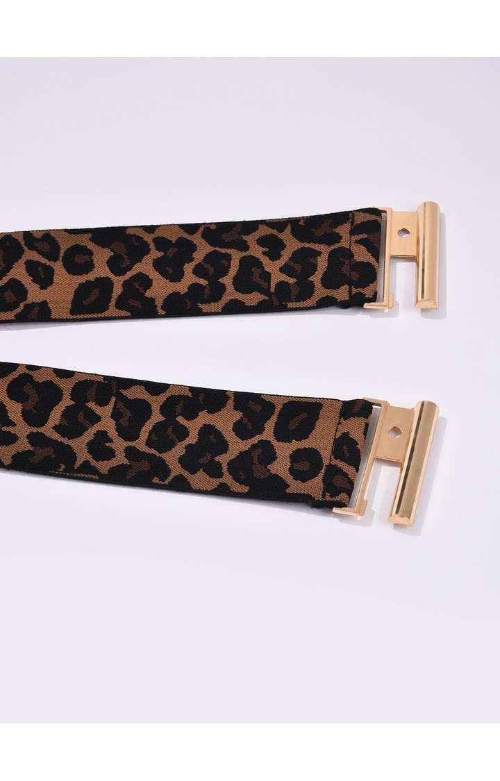 Haute Sauce By Campus Sutra Brown Printed Single Clothing Accessory