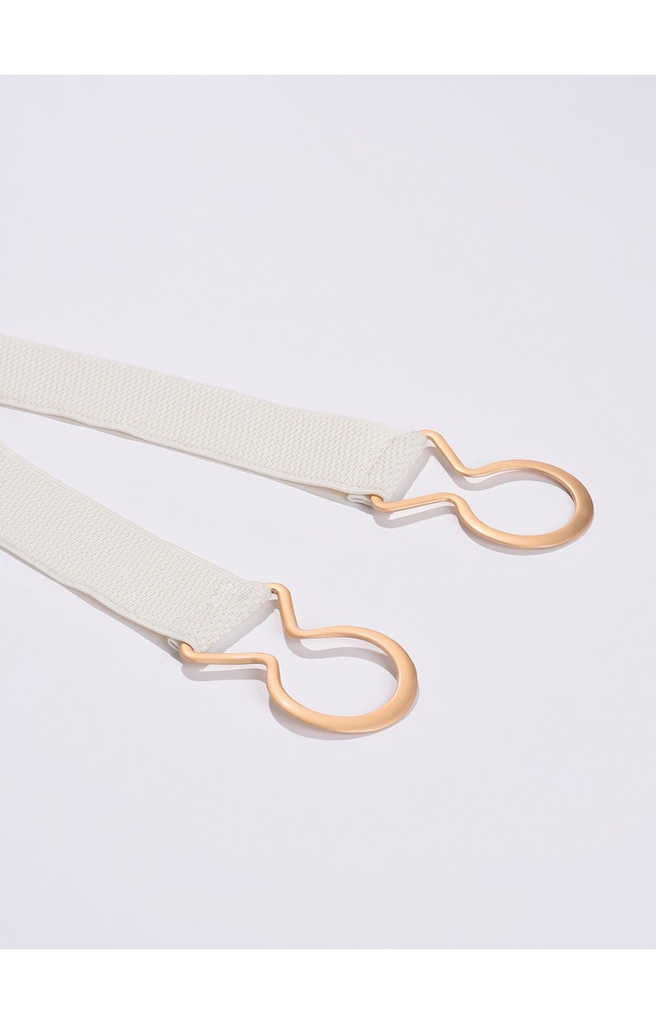 Haute Sauce By Campus Sutra Gold Solid Single Clothing Accessory