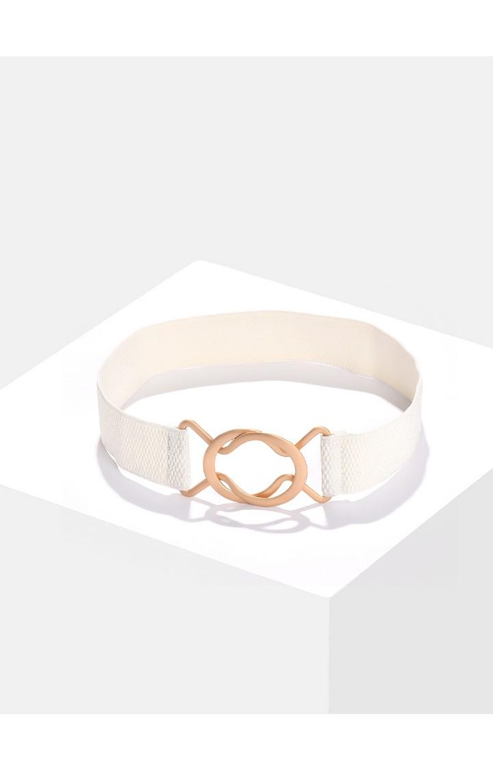 Haute Sauce By Campus Sutra Gold Solid Single Clothing Accessory