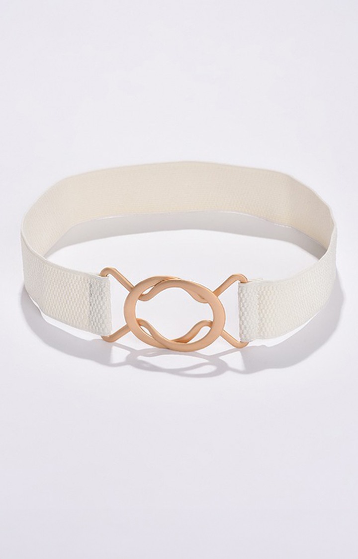 Haute Sauce By Campus Sutra Gold Solid Single Clothing Accessory