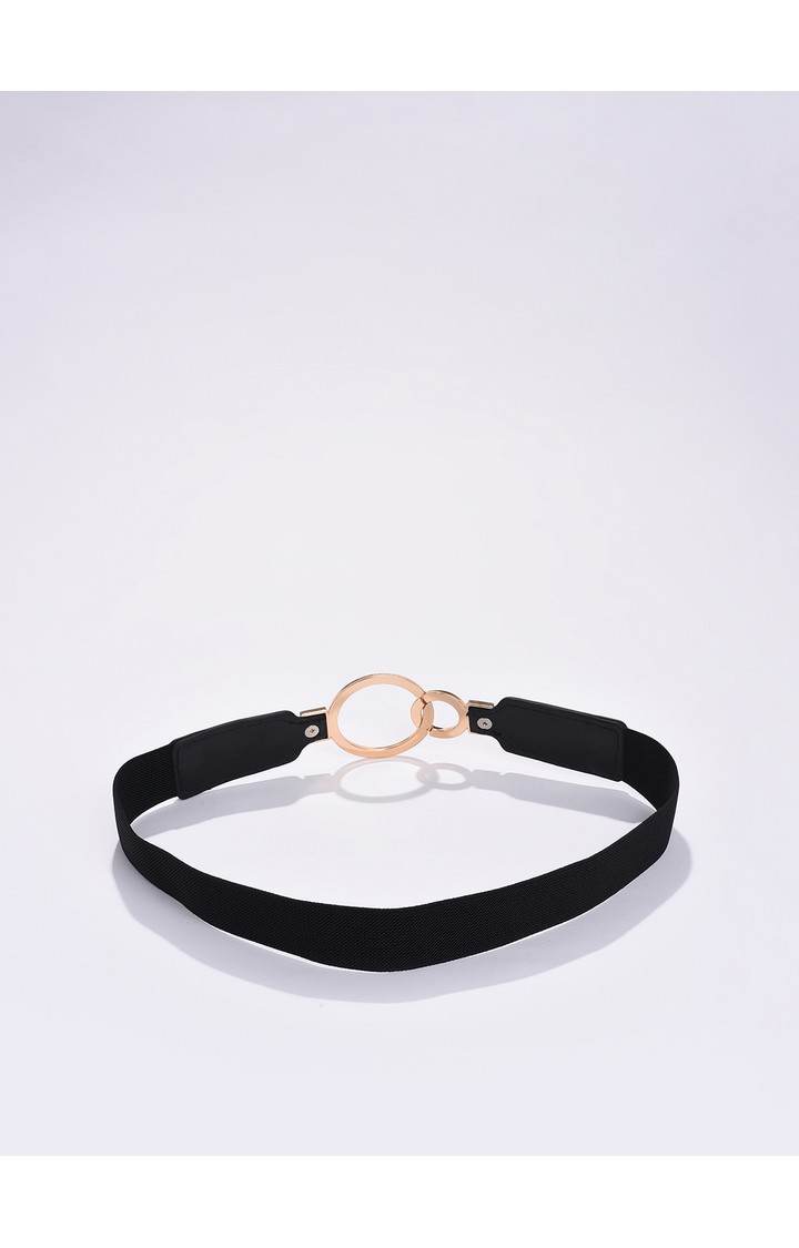 Haute Sauce By Campus Sutra Black Solid Single Clothing Accessory