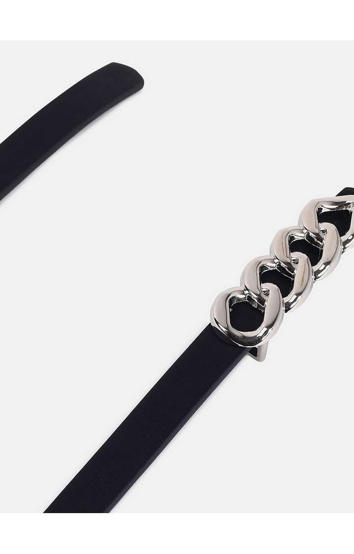 Haute Sauce By Campus Sutra Black Solid Single Clothing Accessory